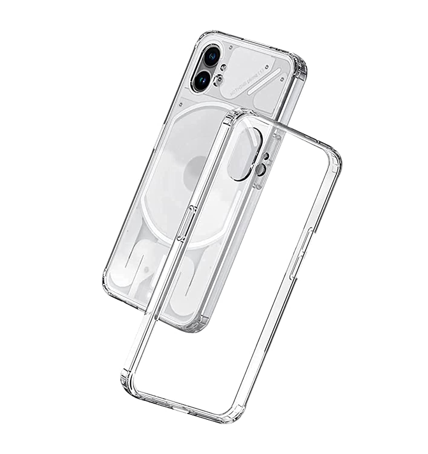 OIATROE Case for Nothing phone (1), Ultra Silm Soft Cover , Anti-Scratch cover for Nothing phone (1) - Transparent