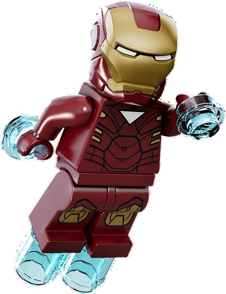 LEGO Marvel Super Heroes Minifigure - Iron Man with Triangle on Chest