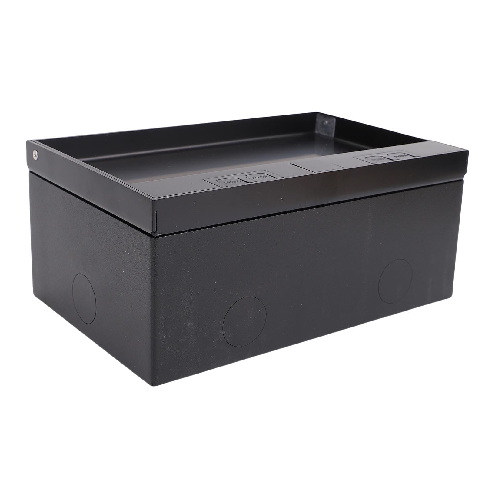 Scatola di derivazione da incasso a pavimento Kit presa piatta in acciaio inossidabile resistente all'acqua 4KW con 2 porte USB a due poli per marmo nero