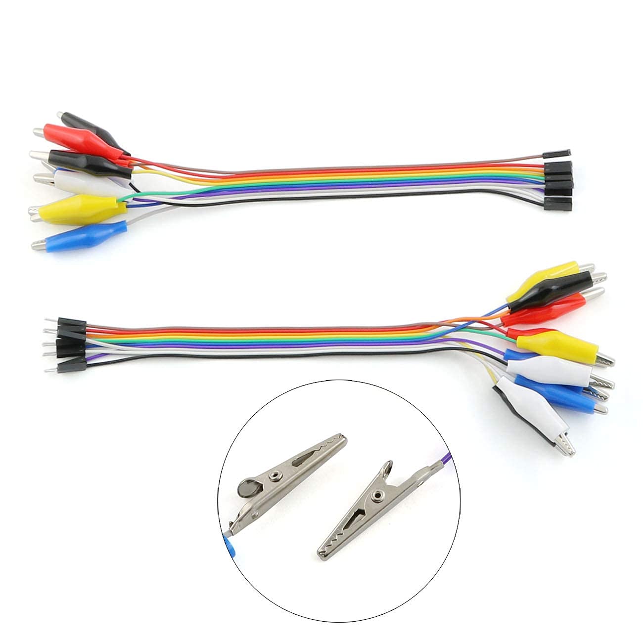 USB-Krokodilklemmen (Stecker und Buchse) für Spannungs- und USB-Krokodilklemmen (Stecker und Buchse) für Spannungs- und