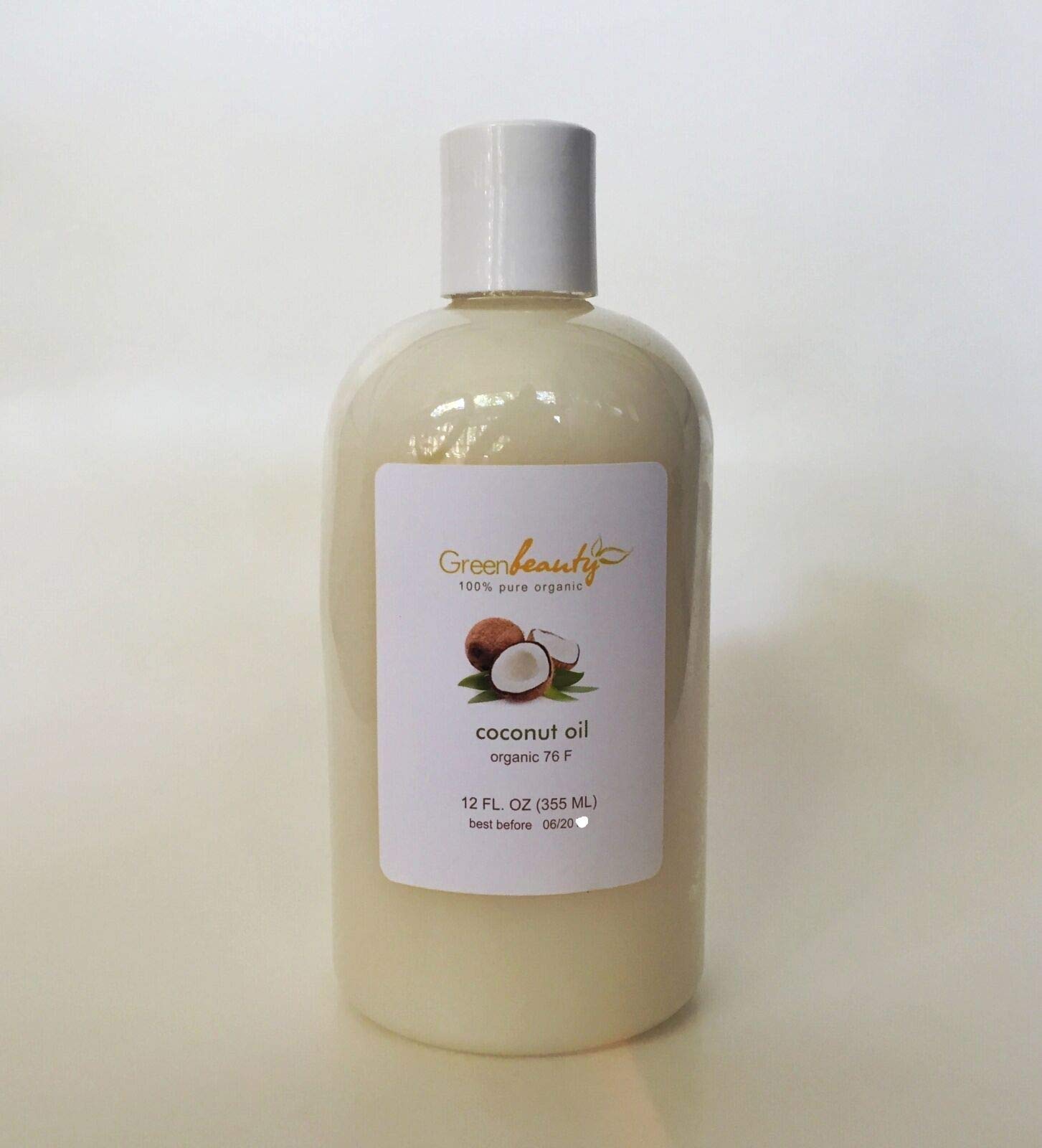COCONUT OIL 76 DEGREE COLD PRESSED 100% PURE 24OZ (2X12OZ)