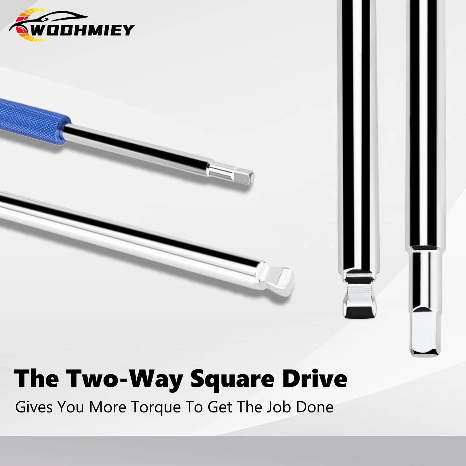 WODHMIEY 3/8in Square Drive T Handle Speed Wrench, T Bar Socket, Non-Slip Handle, 40 Chrome Material, Rotating Sheath - Image 3