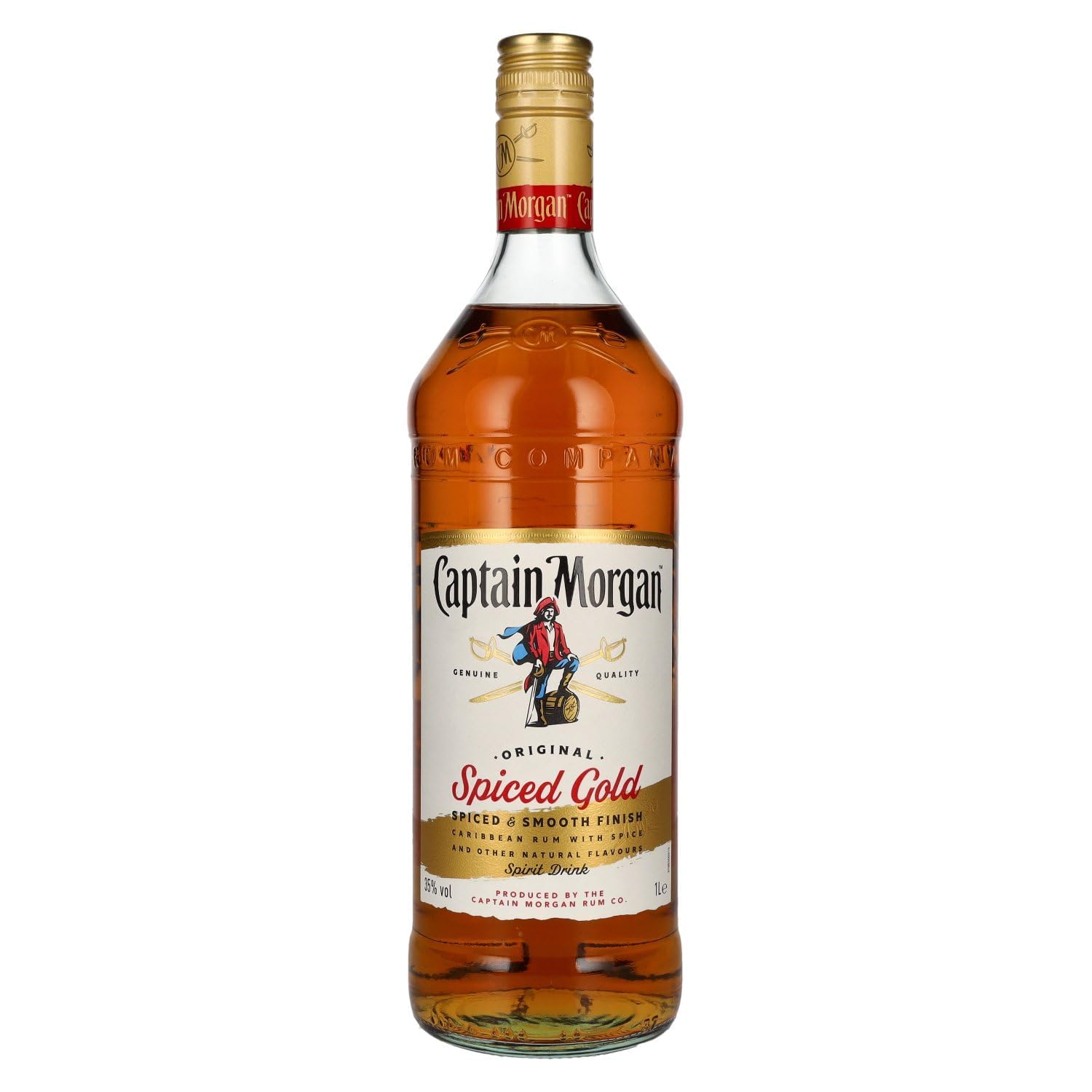 Captain Morgan Spice Gold Ron - 1000 ml