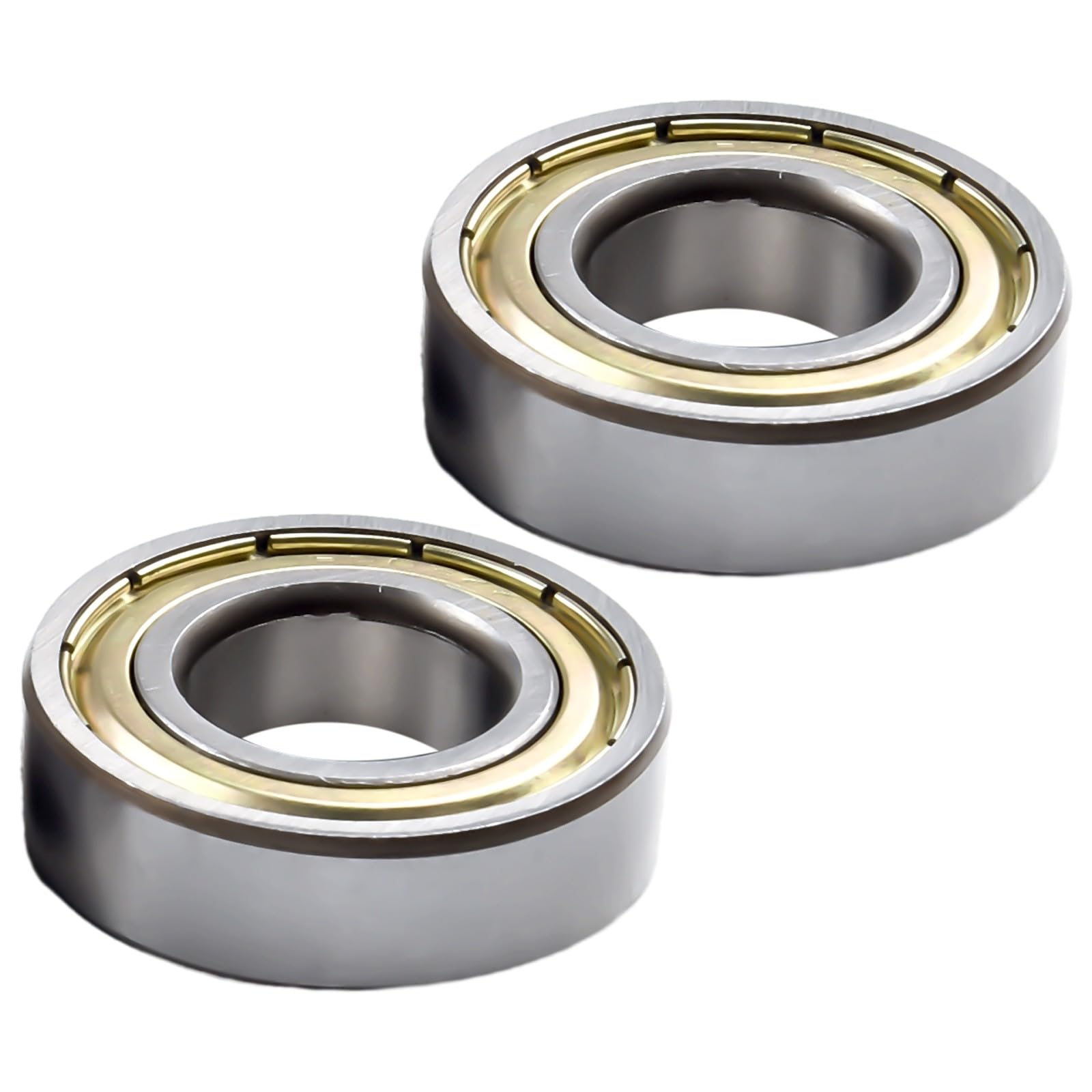 6002RS Deep Groove Ball Bearings for Ninebot Max, ES2 & E22 Electric Scooter Rear and Auxiliary Wheels – 35mm OD, 20mm ID, Silver Steel, 2-Pack