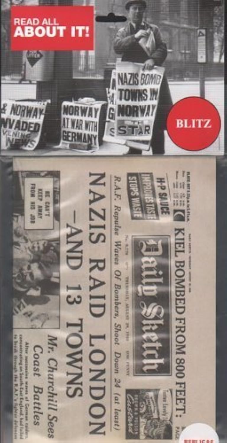 Memorabilia Pack Company London Blitz Replica Newspaper