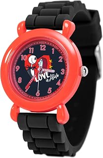 Valentine’s Kids' Plastic Time Teacher Analog Quartz Silicone Strap Watch