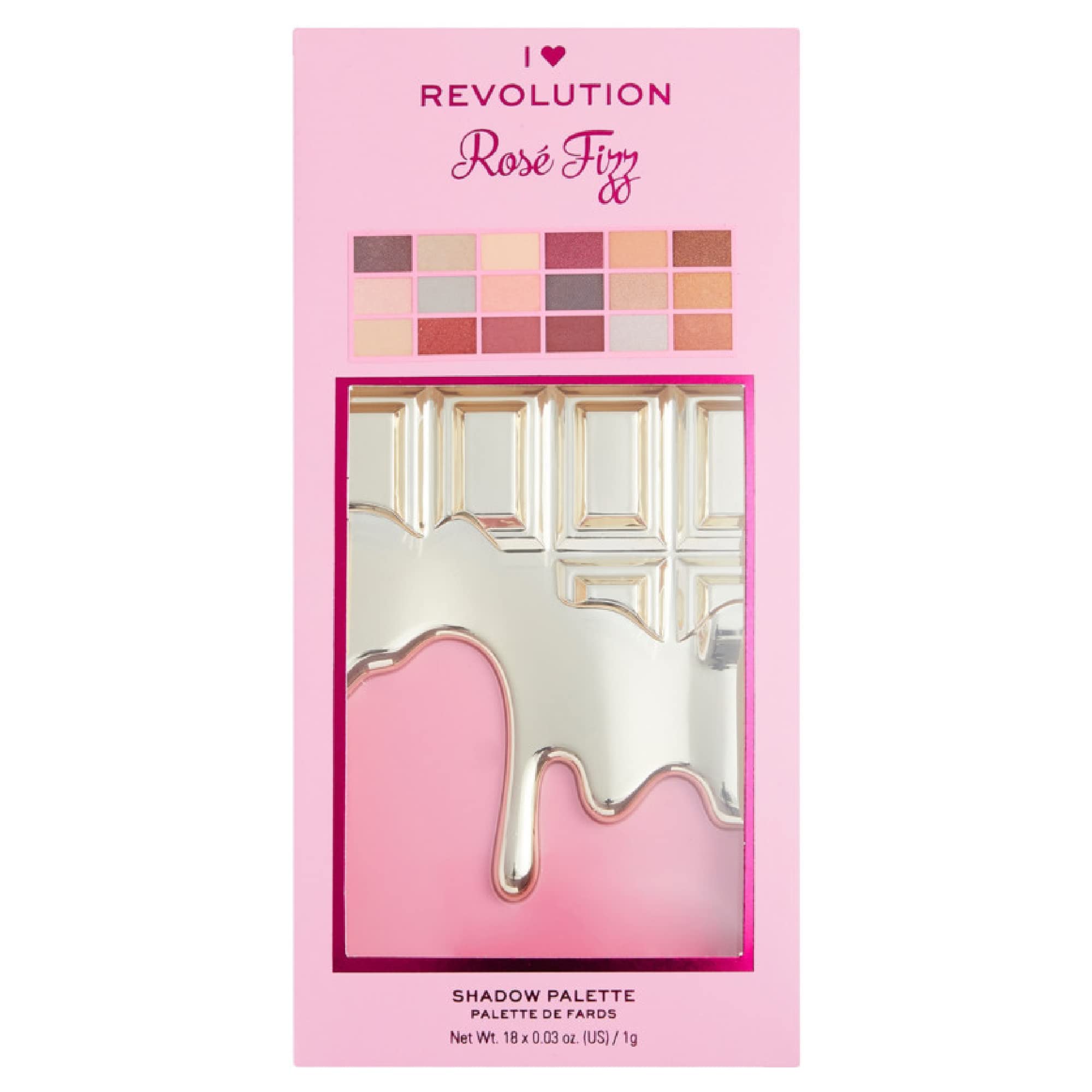 Paleta de sombras chocolate rosé fizz