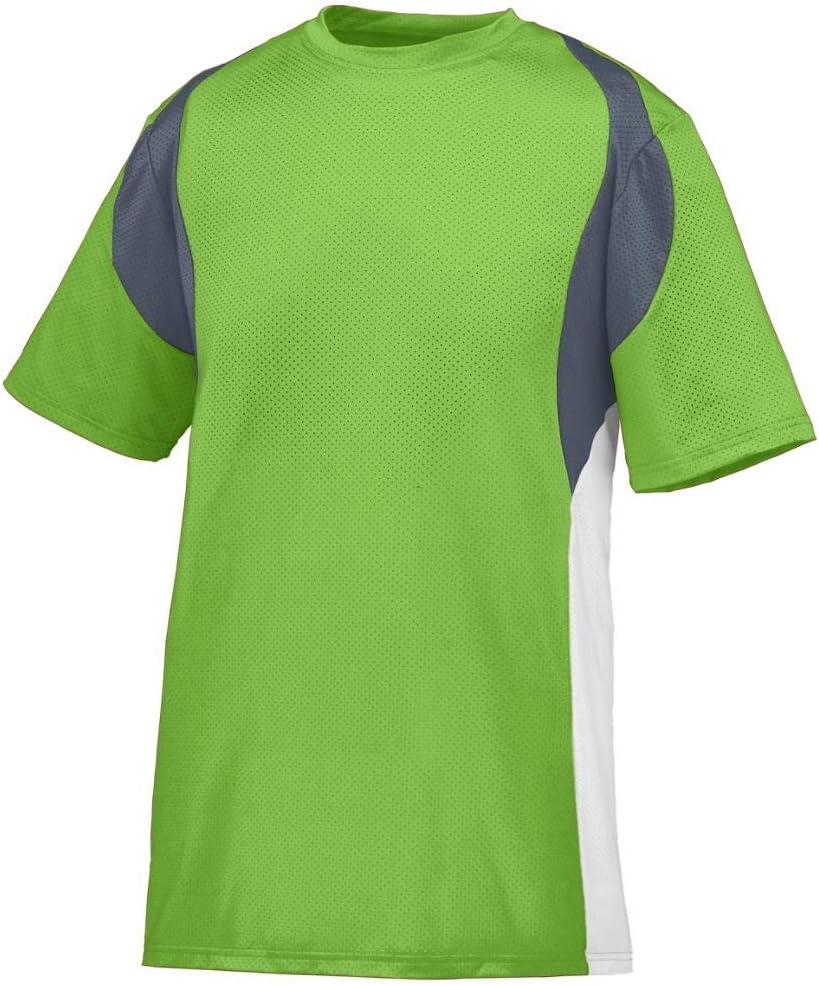 Augusta Sportswear MEN'S QUASAR JERSEY 3XL Lime/Graphite/White (US)