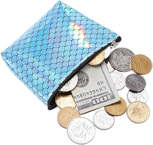 Miniatura 3 de Yokawe 3 monederos hologramas, monedero con cremallera, monedero pequeño, monedero con láser, monedero, Monedero