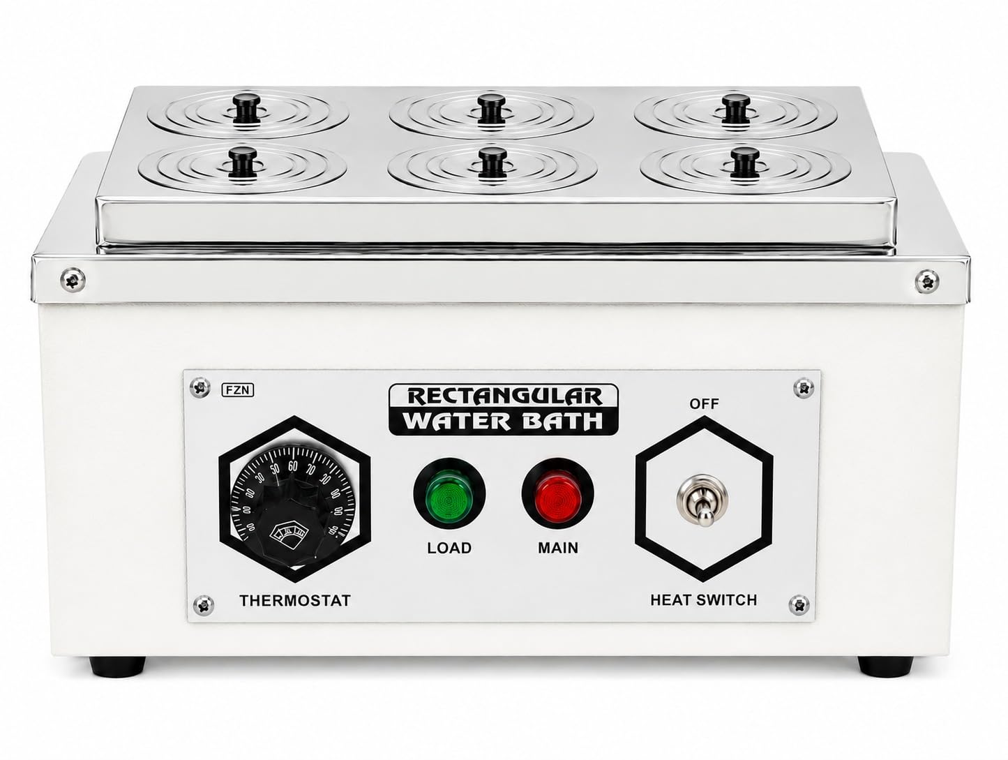 6 Hole Rectangular Water Bath With Thermostatic Temperature Control For Laboratory Heating, Sample Incubation And Scientific Applications-picture-33