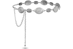 Western Concho Chain Belt: The Perfect Accessory for Country Music Festivals