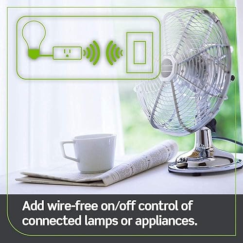 Vista 30 de Leviton - Decora Smart D2MSD-1RW, Interruptor de regulador de intensidad con detector de movimiento, Wi-Fi, segunda generación, requiere cable