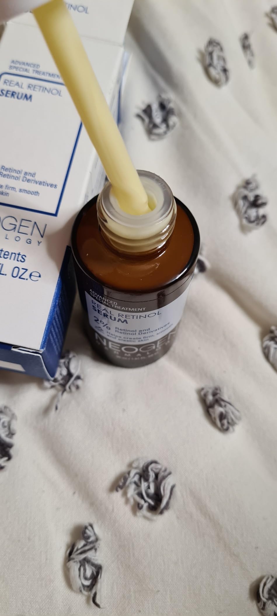 DERMALOGY by NEOGENLAB Real 2% Retinol Serum for Face with Retinol and Retinol Derivatives for Anti-aging and Firming & Tightening Serum for Weak Skin, Improvement Skin Elasticity 30ml/1.01 FL.oz