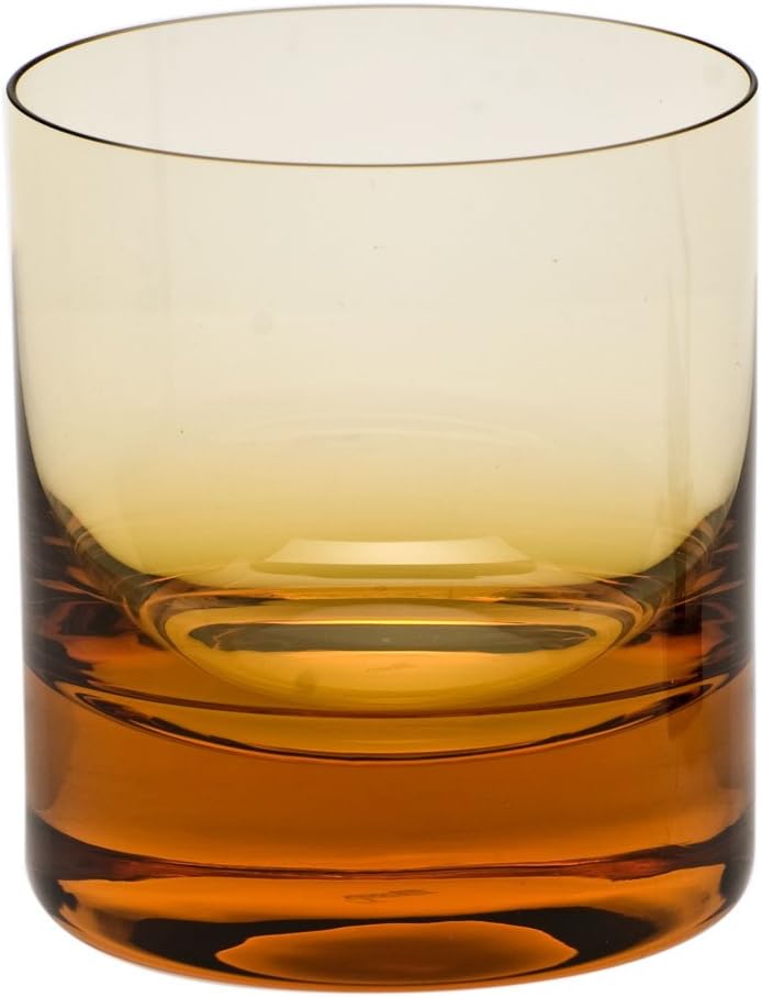 Moser Crystal Topaz Whisky Double Old Fashioned