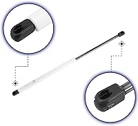 Vista 4 de X AUTOHAUX 2 unids 20 pulgadas 100 libras blanco universal gas resorte amortiguador soportes de gas para RV coche barco