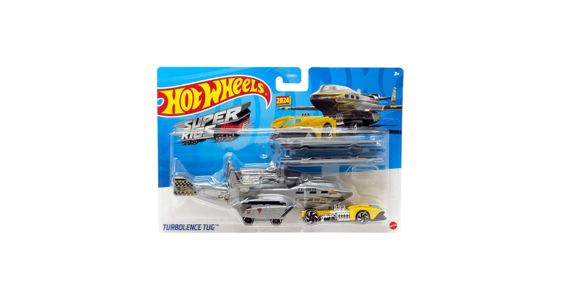 Amazon.com: Hot Wheels Super Rigs Truck, Turbolence Tug