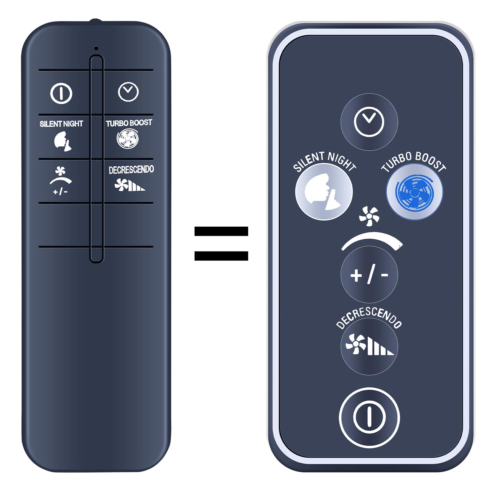 Photo 1 of New Replacement Remote Control for Rowenta Fan Turbo Silence Extreme VU5670 Series VU5670F2 VU5670F0 VU/VF567x