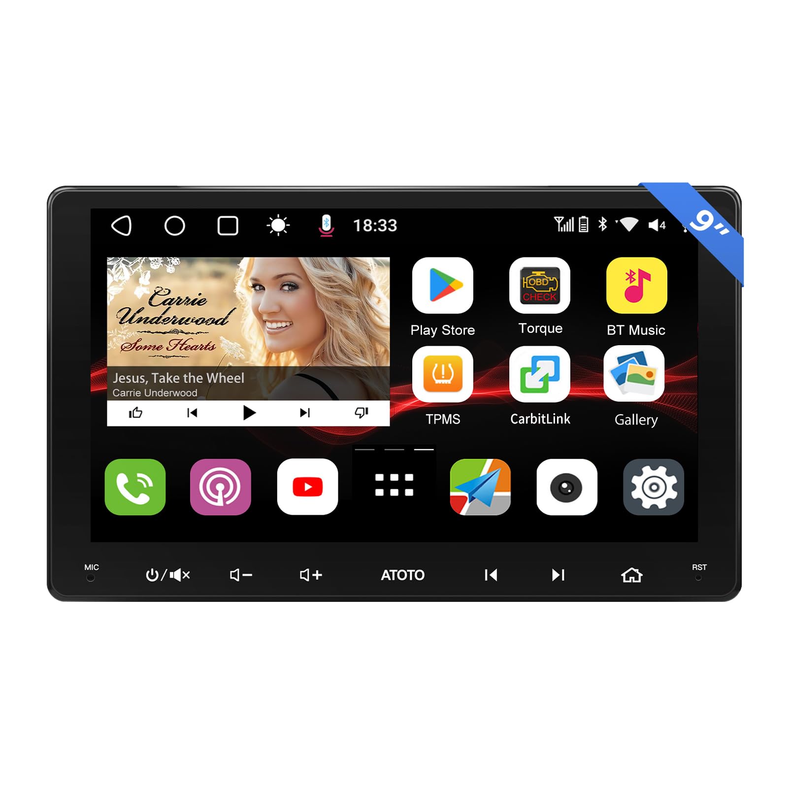 Amazon.com: ATOTO S8 8-core 9 inch QLED Double Din Android