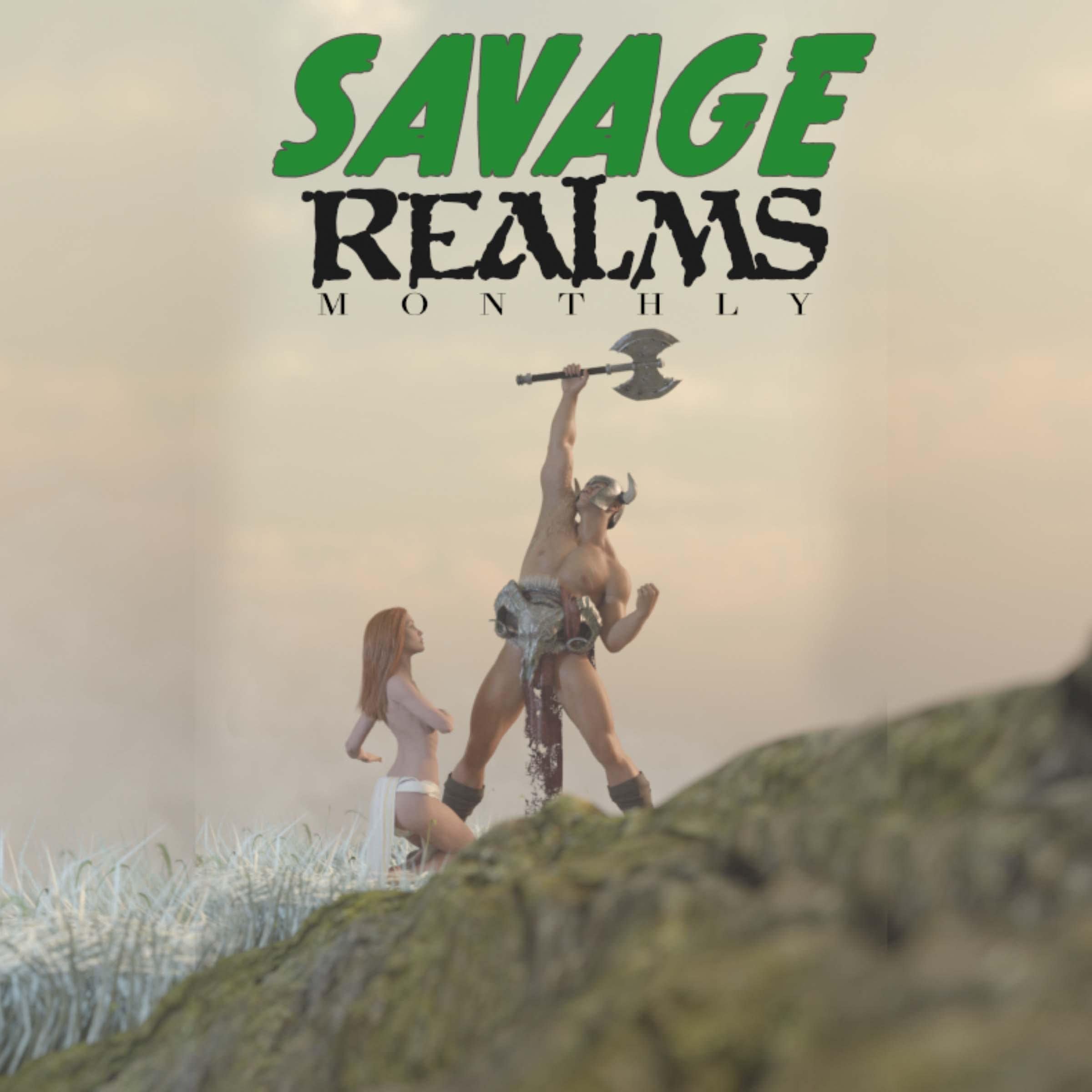 Cover art for Savage Realms Monthly: March 2021