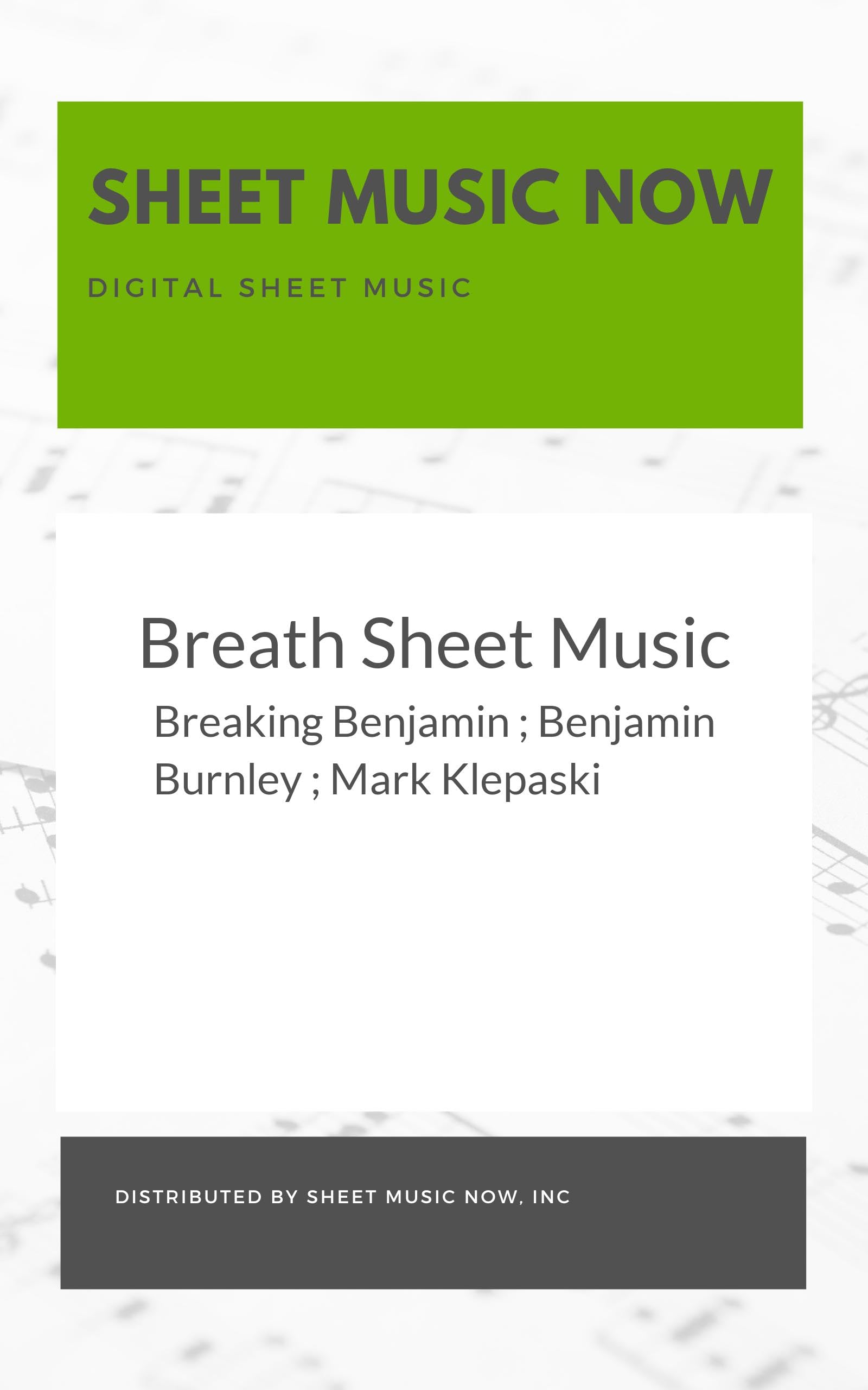 Breath Sheet Music