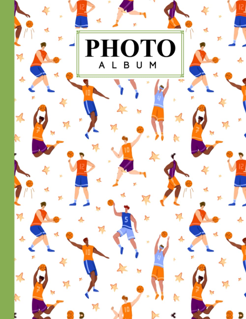 Photo Album: Album, Large Photo Albums with Writing Space Memo, Extra Large Capacity Picture Album, Family, Baby, Wedding, Travel Photo Book, 120 Pages | Basketball Cover by Barbara Foreman