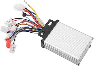 Kit de controlador sem escova, 36V 48V 350W conexão simples estável liga de alumínio forte controlador de velocidade sem escova de borracha para triciclos elétricos