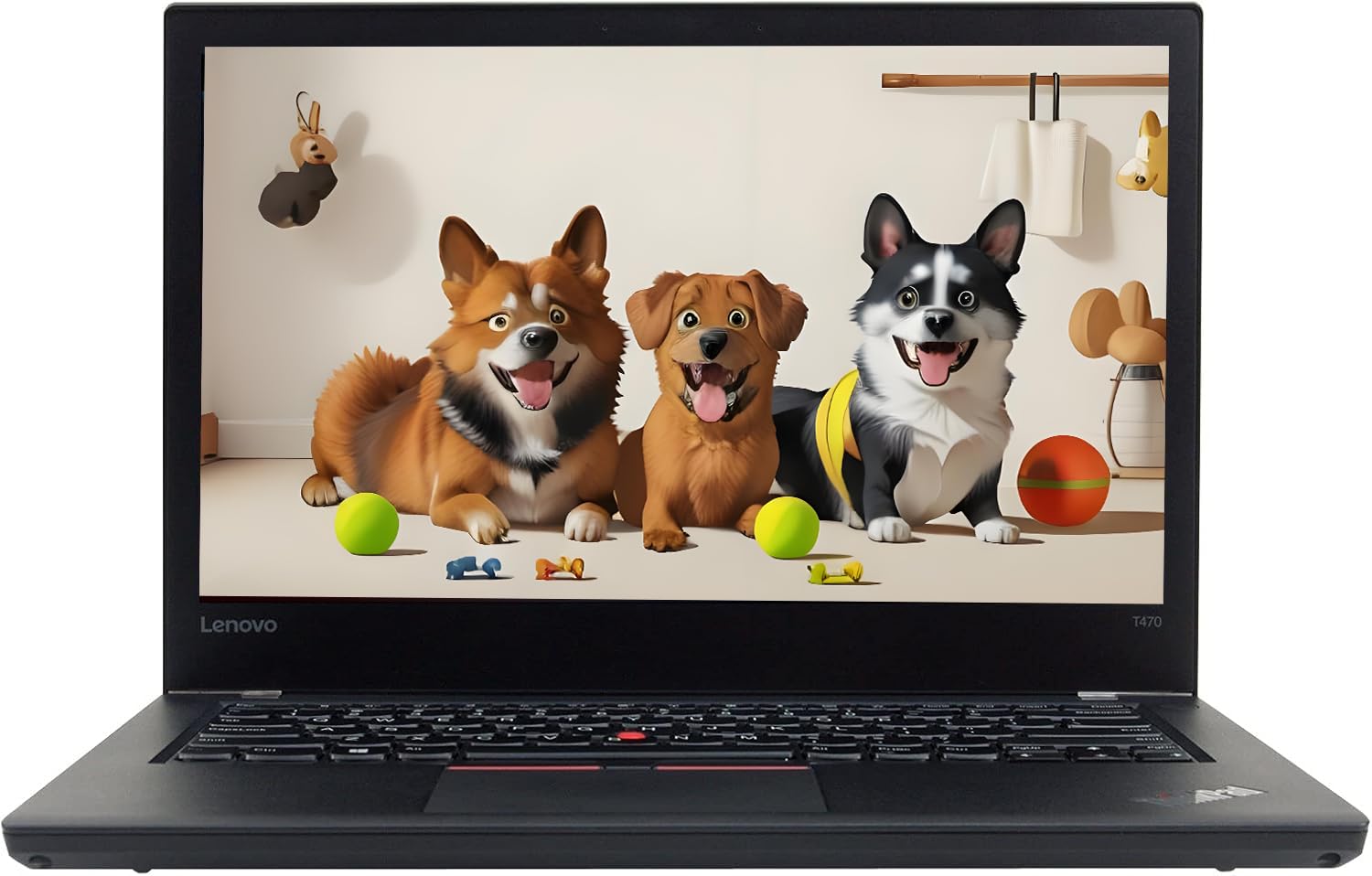 Lenovo ThinkPad T470 Computer portatile aziendale, 35,6 cm (14") (1366 x 768), Intel Core i5-6300U, 16 GB di RAM, 256 GB di SSD, Tastiera QWERTY, Windows 11 Pro (Ricondizionato)