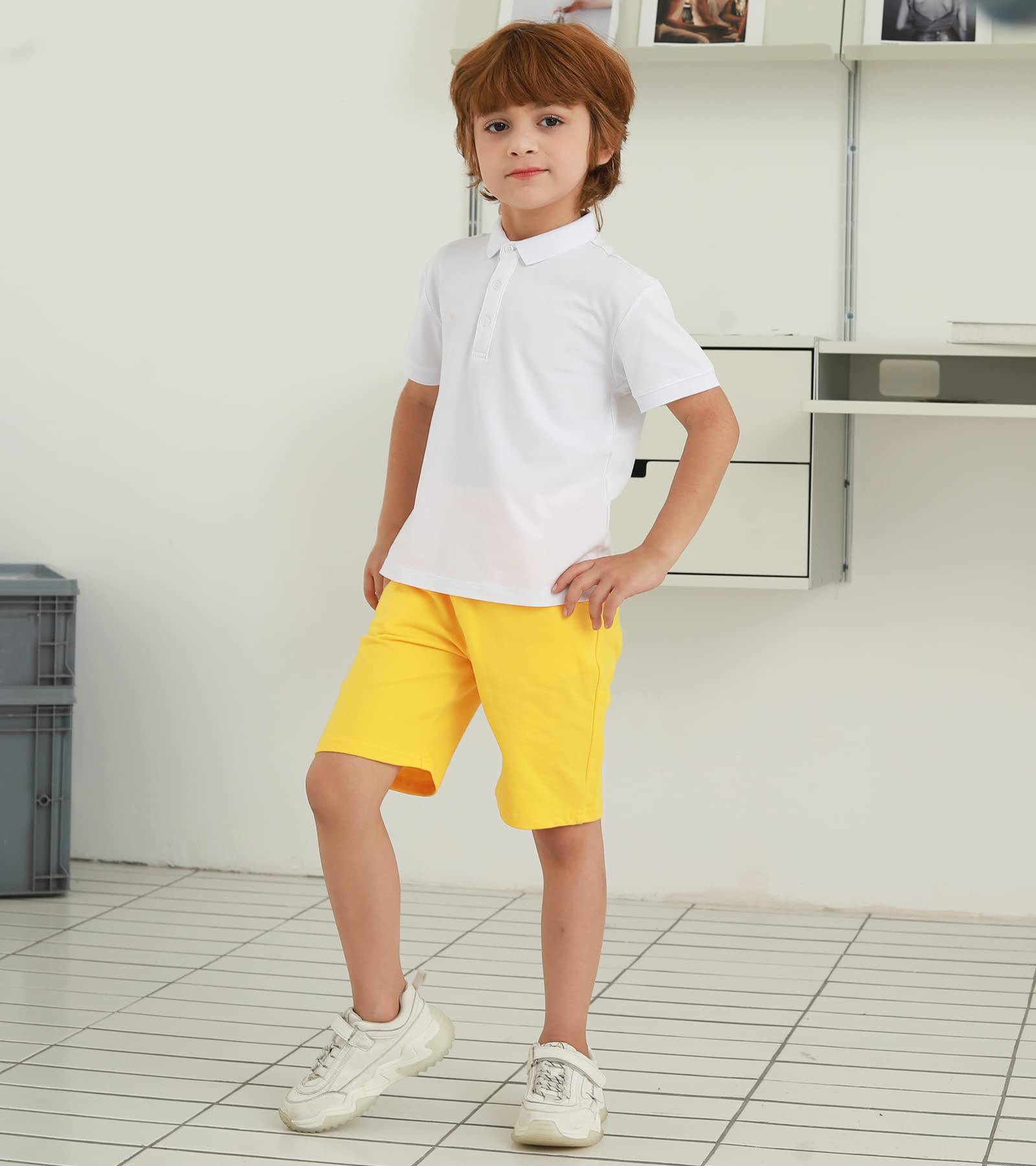 3-Pack Pull-on Short Couleur Pure Bermudas pour Garçon