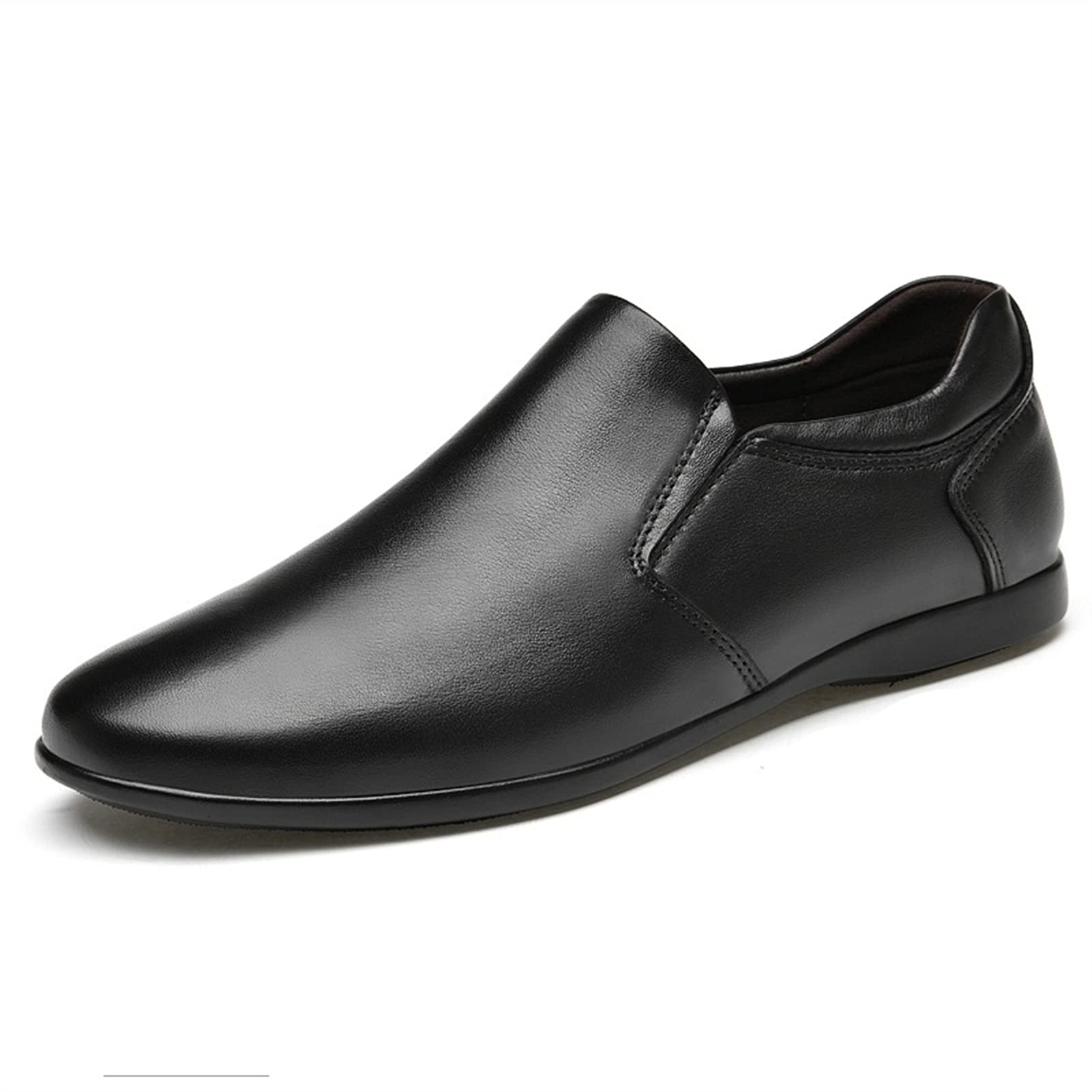 Zapatos cómodos de hombre con cuero flexible para evitar el cansancio 8