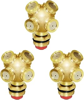 Joywayus Brass Misting Spray Nozzles (3 Pack)