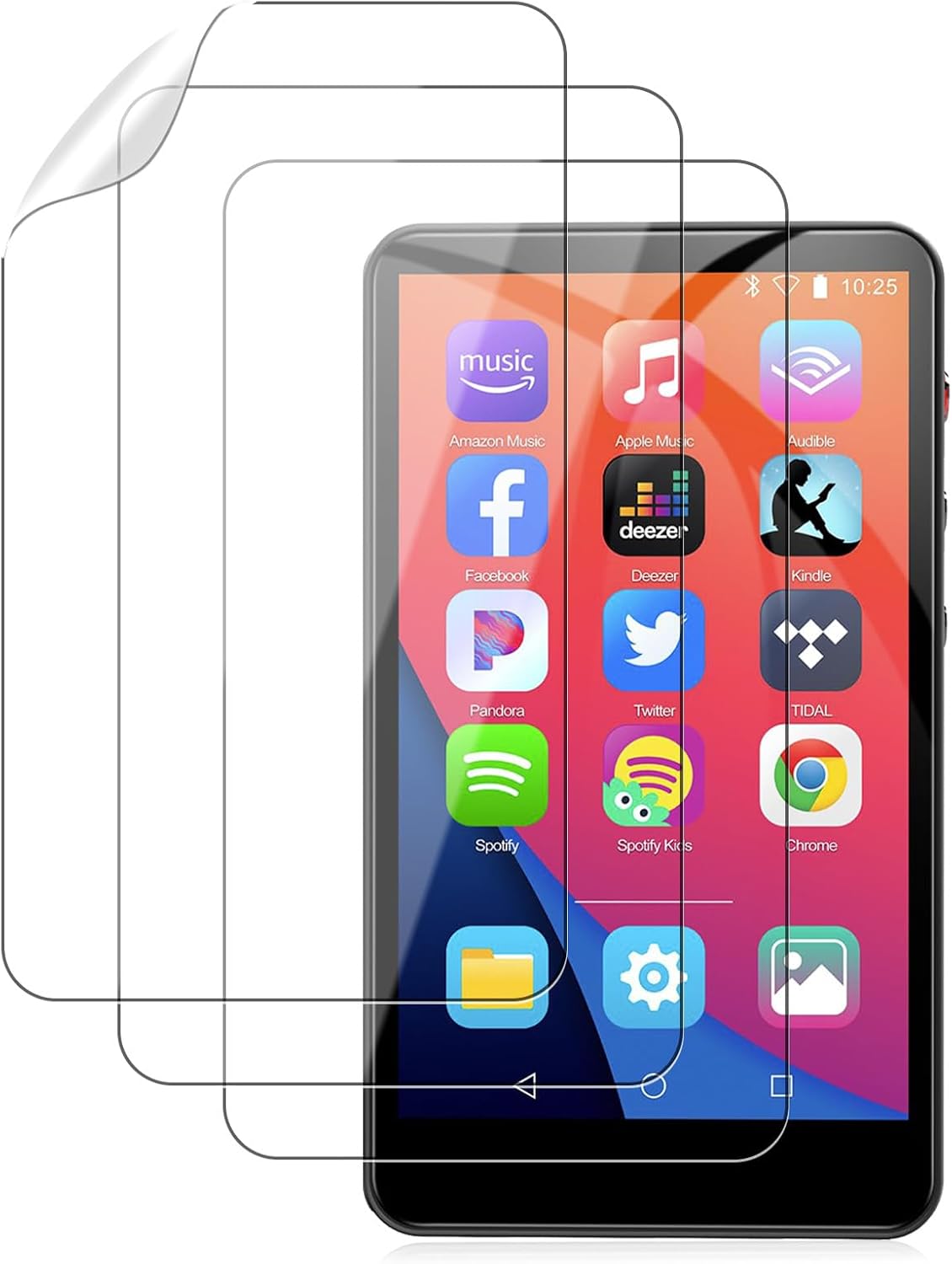 1-Pack Screen Protector for Lityourhope Mp3-M4001 MP3 Player, 6H Hardness Tempered Glass, Anti-Fingerprint,Anti-Scratch, Easily Installation, HD Clear
