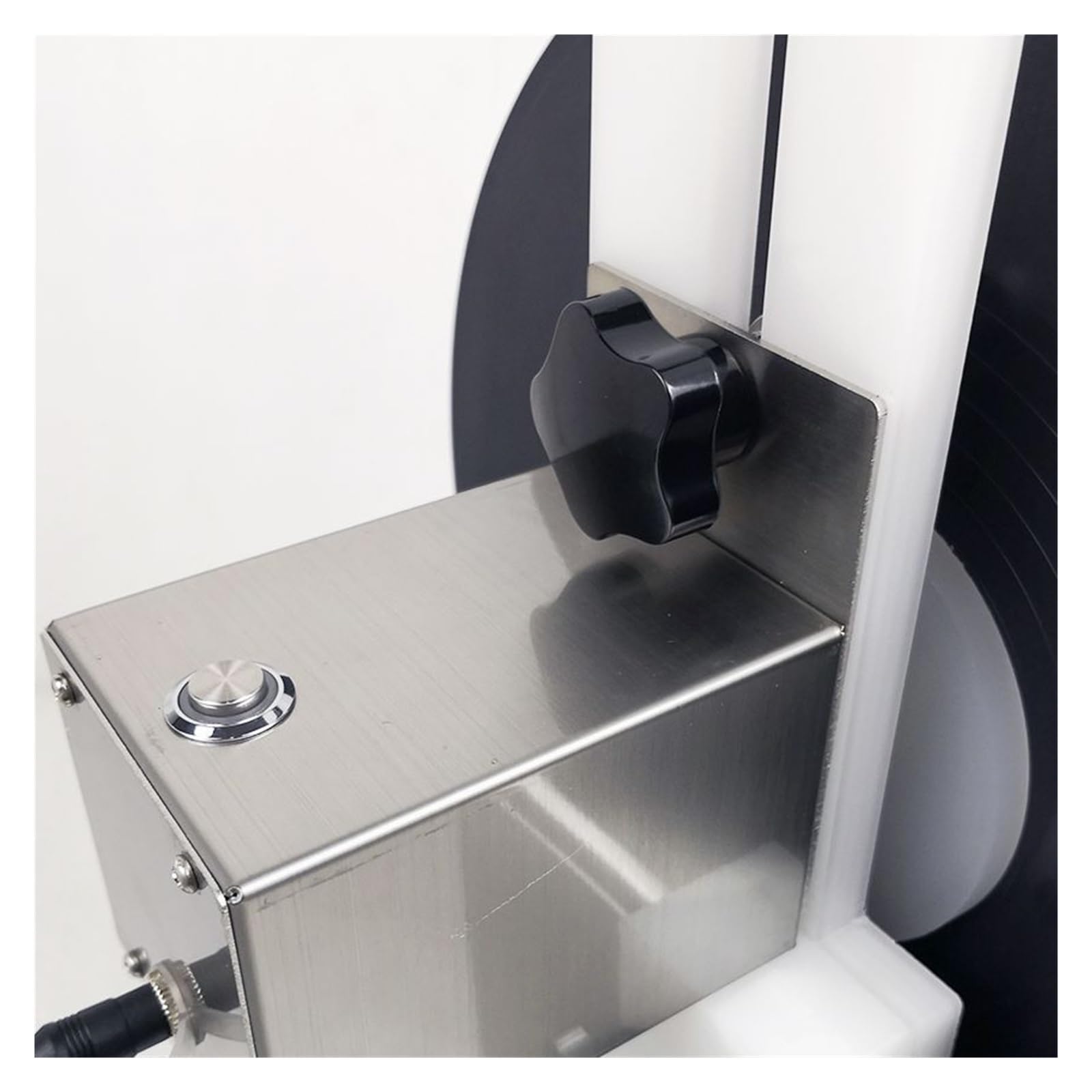 Pulitore Ad Ultrasuoni Bagno 6.5L 180W Potenza Regolabile Con Staffa In Lega Motore 6-7 RPM Dischi In Vinile Disco CD