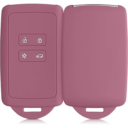 Kwmobile Accessoire Clé De Voiture Compatible Avec Renault Smart Key 4
