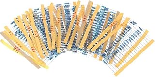 DollaTek 200PCS 1W Watt 1% Metallfilmwiderstände Assorted Kit Set 20 Werte (10 Ohm ~ 1M Ohm)