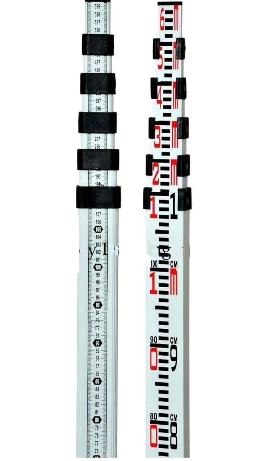 Aluminum Leveling Staff 5 Meter 5 Fold Telescopic Surveying Rod | Heavy Duty Measuring Staff for Auto Level, Dumpy Level, Construction & Land Survey Equipment-image-20