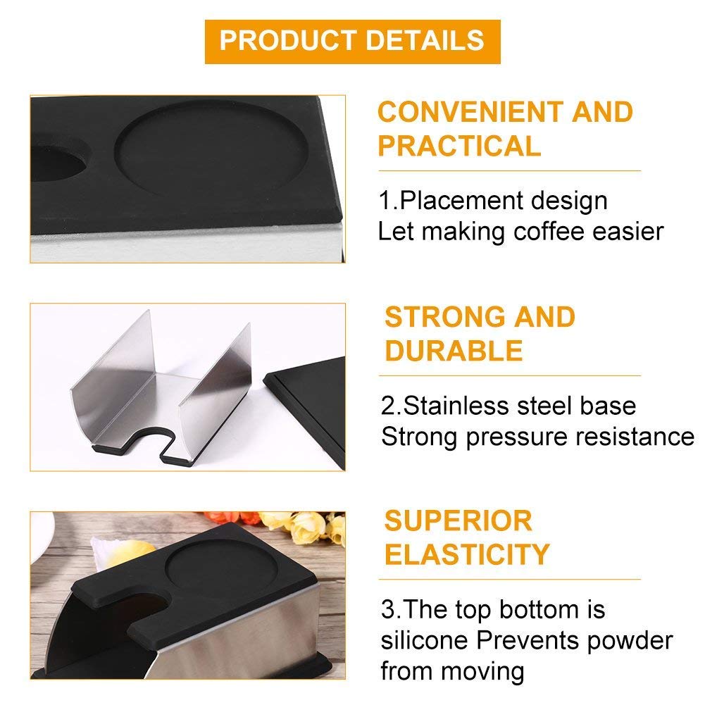 Coffee Tamper Stand - Stable Espresso Base -4 Coffee Tamper Stand - Stable Espresso Base -4