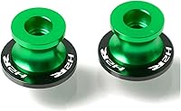 Vista 12 de Motocicleta CNC 0.315 in 0.394 in Basculante Carretes Slider Basculante Soporte para Kawasaki H2R 2009-2016 2015 2014 2013 2012 2011 Anticaída Marco