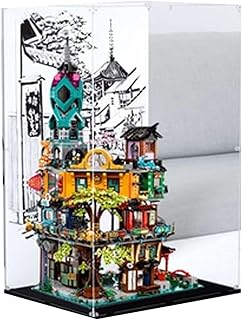Acrylic Display Case Box Compatible Lego 71741 Garden Model, Protection, Dustproof Display Case Gift Model, Transparen,Compatible with Lego (Only Display Case )