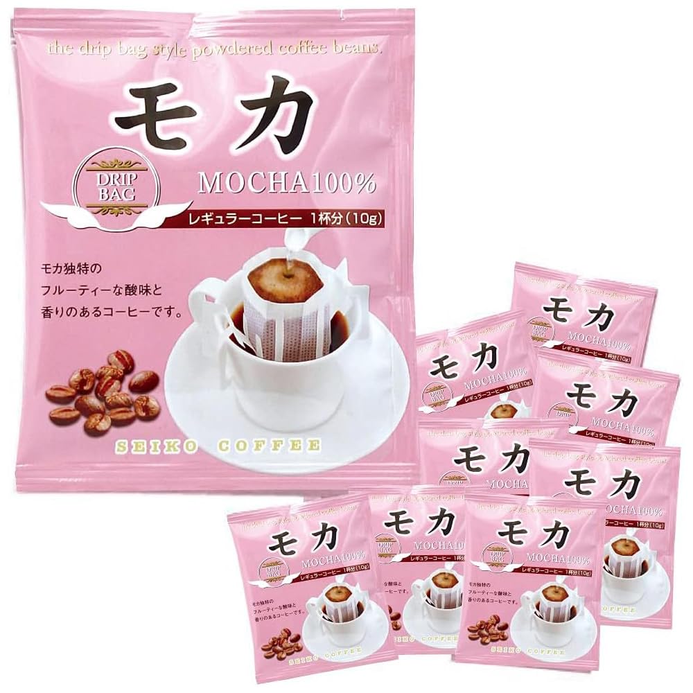 Amazon.co.jp: カフェ工房 ドリップコーヒー モカ100% 10g×100P : 食品