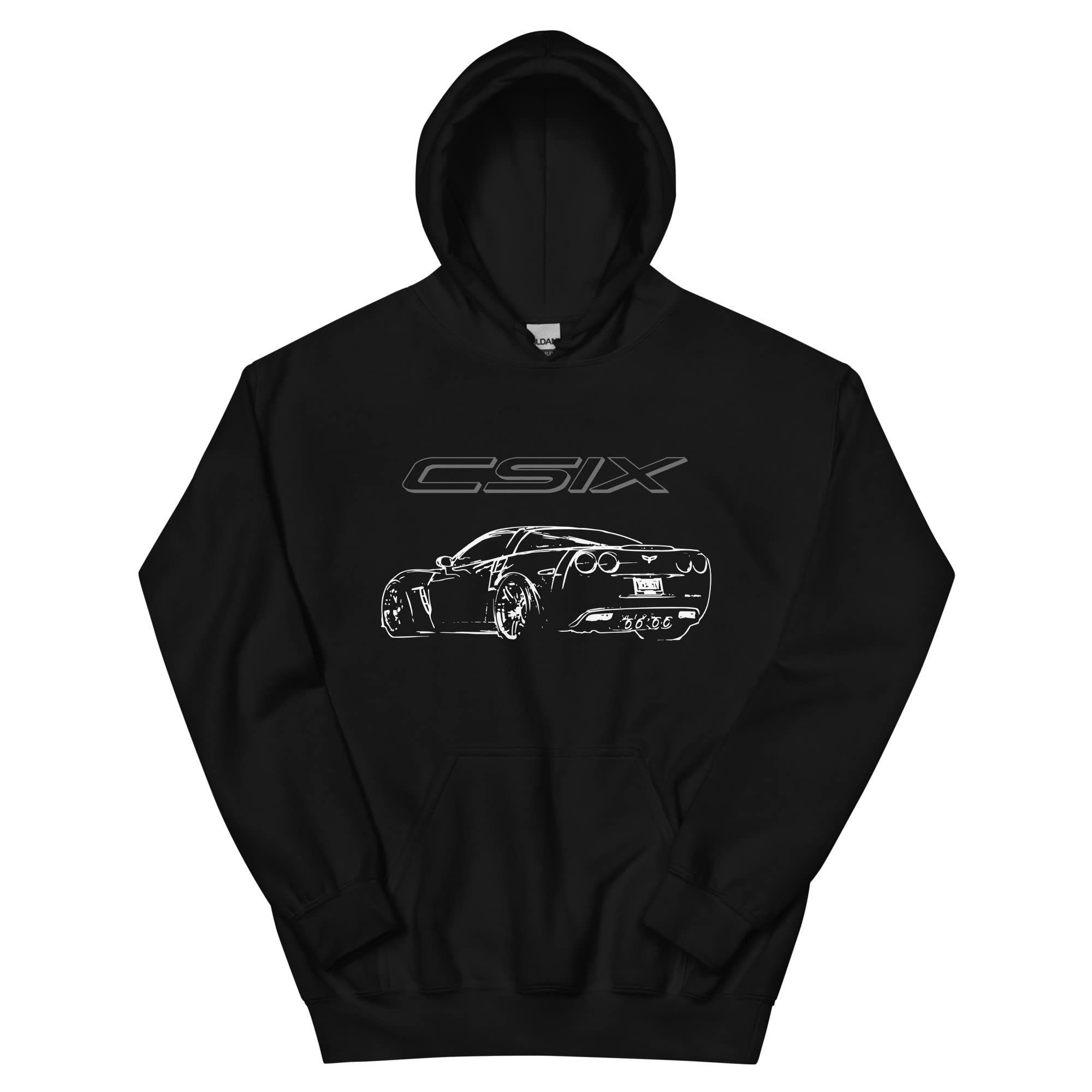 Samochód sportowy C6 ZR1 kolekcjonerski właściciel samochodu entuzjasta wyścigów miłośnik samochodów retro vintage męska bluza z kapturem