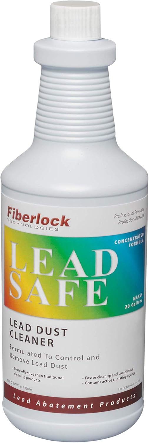 Fiberlock LeadSafe Cleaner, 1 Quart, Lead Dust Cleaner