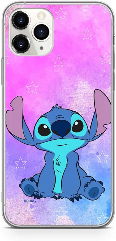 ERT GROUP mobile phone case for Apple Iphone 11 PRO MAX original and officially Licensed Disney pattern Stitch 006 optimally adapted to the shape of the mobile phone, case made of TPU