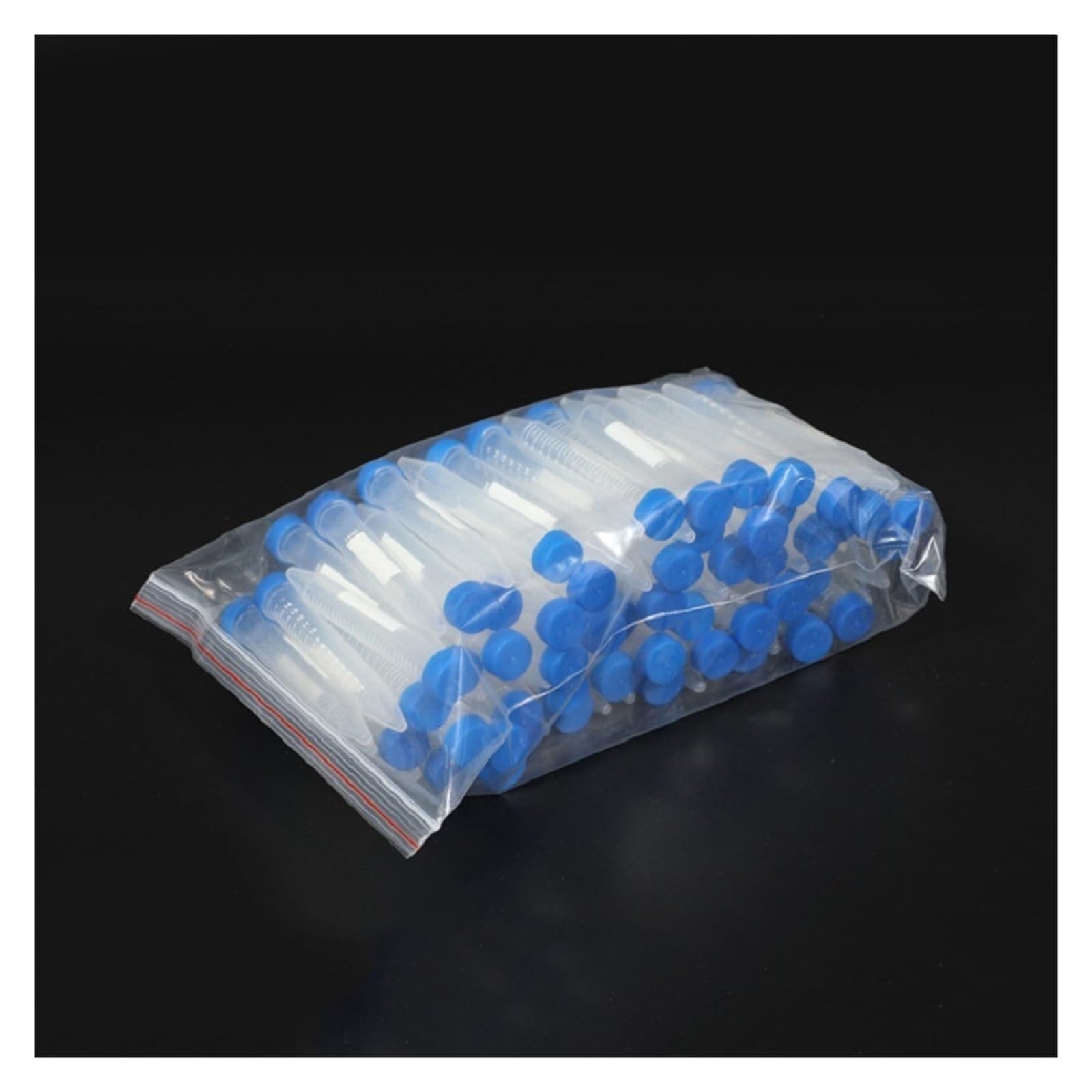 Provette Da Centrifuga In Plastica Da 15 Ml, Fondo Conico, Segni Graduati, Tappo A Vite Blu, Confezione Da 100 Pezzi(Orange - 100pcs)