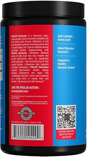 Miniatura 5 de Prolab Glutamina en polvo – 300 g + 100 g última intervensión