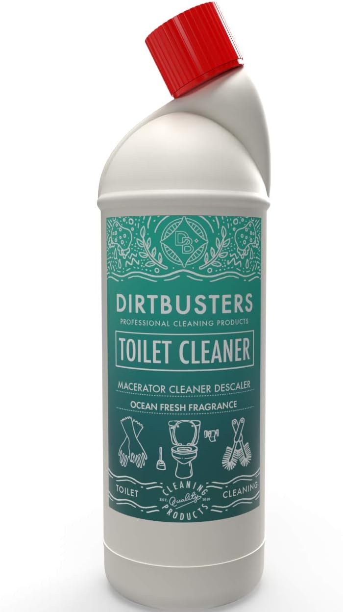 Dirtbusters Toilet Macerator Cleaner & Descaler, Deep Cleaning With Limescale Remover, Safe To