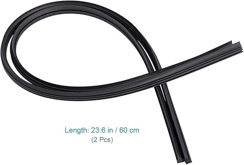 Miniatura 5 de SEWACC Recambios de limpiaparabrisas sin marco, tiras de limpiaparabrisas para limpiaparabrisas Kit de 2 piezas para coche (24+ 26)