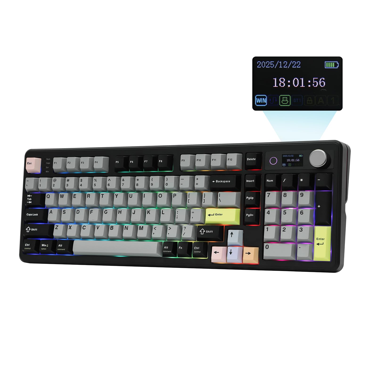 EPOMAKER TH99 PRO 96% Mechanical Keyboard with Screen & Knob