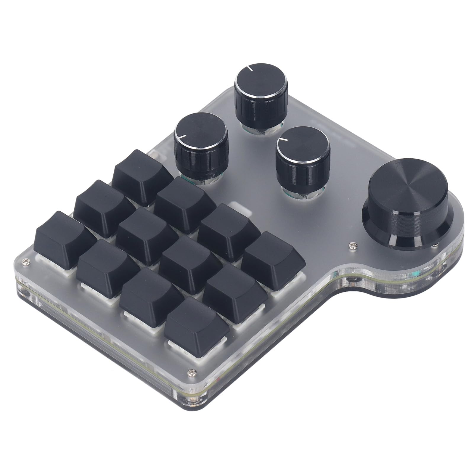 Mini tastiera meccanica USB macro da gioco, RGB LED interruttore blu, tastiera programmabile per gamer, ABS, 1 tasto, 1