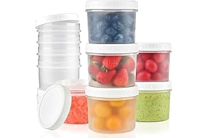 TUZAZO 12 Oz Food Storage Containers with Double-Seal Lids: Your Mealtime Revolution