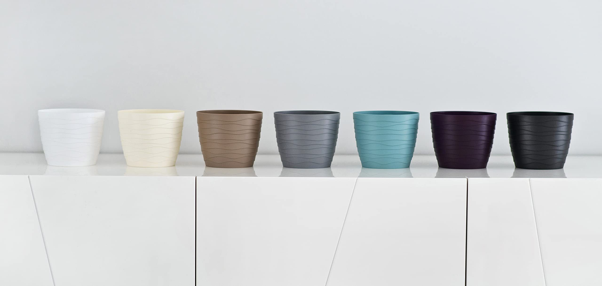 Tymar Vaso per fiori, confezione da 2 pezzi, vaso per piante in